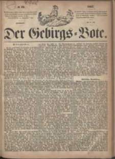 Der Gebirgsbote, 1867, nr 30