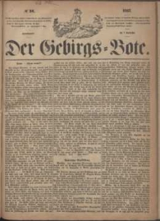 Der Gebirgsbote, 1867, nr 36