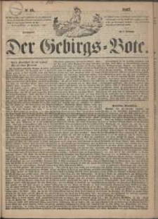 Der Gebirgsbote, 1867, nr 45