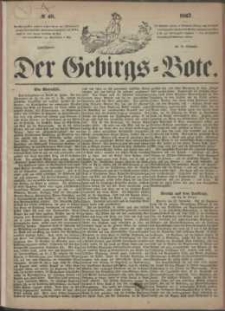 Der Gebirgsbote, 1867, nr 48