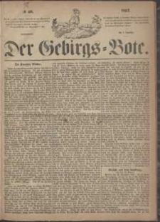 Der Gebirgsbote, 1867, nr 49