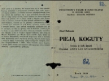 Pieją koguty - program [Dokument życia społecznego]