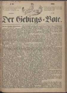 Der Gebirgsbote, 1868, nr 21