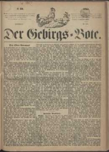 Der Gebirgsbote, 1868, nr 30