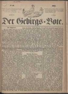 Der Gebirgsbote, 1868, nr 40