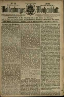 Waldenburger Wochenblatt, Jg. 46, 1900, nr 33