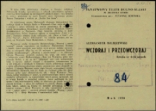 Wczoraj i przedwczoraj - program [Dokument życia społecznego]