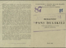 Moralność Pani Dulskiej - program [Dokument życia społecznego]