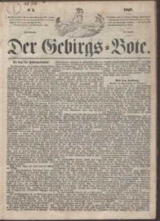 Der Gebirgsbote, 1869, nr 3