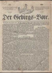 Der Gebirgsbote, 1869, nr 4