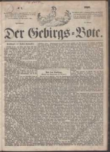 Der Gebirgsbote, 1869, nr 7