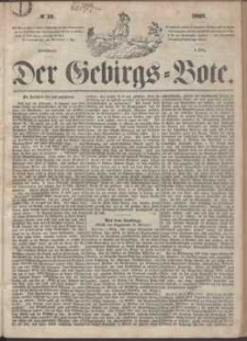 Der Gebirgsbote, 1869, nr 10