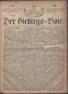 Der Gebirgsbote, 1869, nr 23