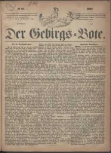 Der Gebirgsbote, 1869, nr 31