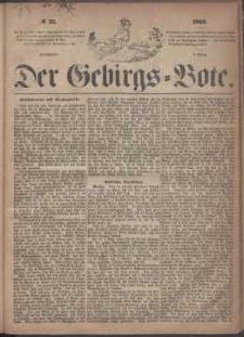 Der Gebirgsbote, 1869, nr 33