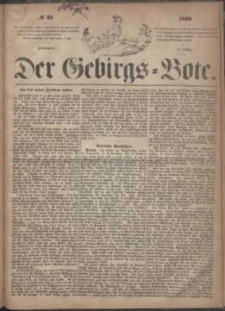 Der Gebirgsbote, 1869, nr 43