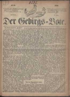 Der Gebirgsbote, 1869, nr 44