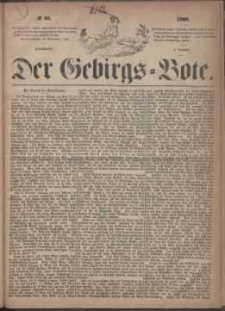 Der Gebirgsbote, 1869, nr 45