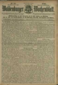 Waldenburger Wochenblatt, Jg. 46, 1900, nr 54