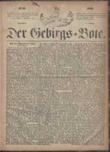 Der Gebirgsbote, 1869, nr 50
