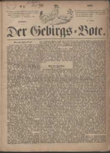 Der Gebirgsbote, 1871, nr 4