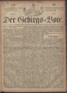 Der Gebirgsbote, 1871, nr 21