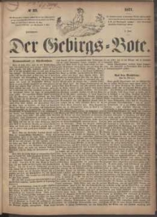 Der Gebirgsbote, 1871, nr 23