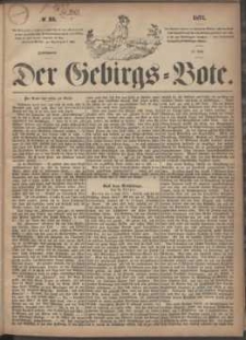 Der Gebirgsbote, 1871, nr 24