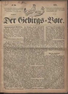 Der Gebirgsbote, 1871, nr 26