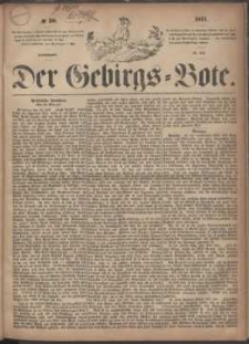 Der Gebirgsbote, 1871, nr 30