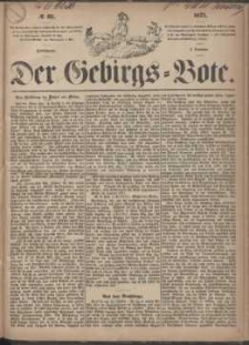 Der Gebirgsbote, 1871, nr 45