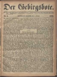 Der Gebirgsbote, 1873, nr 6