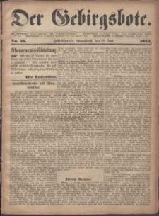 Der Gebirgsbote, 1873, nr 26