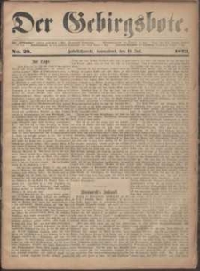 Der Gebirgsbote, 1873, nr 29