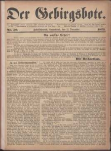 Der Gebirgsbote, 1873, nr 50