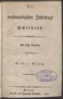 Die denkwürdigsten Jahrestage Schlesiens : Erster Band