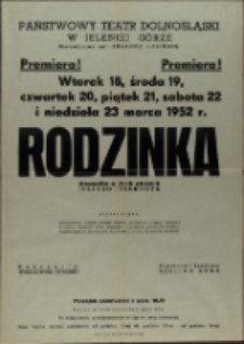 Rodzinka - afisz premierowy [Dokument życia społecznego]