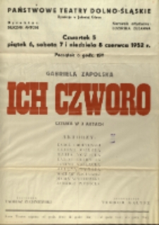 Ich czworo - afisz [Dokument życia społecznego]