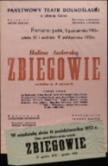 Zbiegowie - afisz premierowy [Dokument życia społecznego]