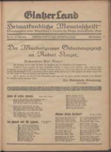 Glatzer Land, 1924, nr 7