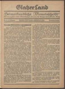 Glatzer Land, 1924, nr 11