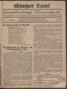 Glatzer Land, 1927, nr 4