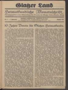 Glatzer Land, 1927, nr 5