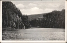 Turmsteinbaude bei Boberröhrsdorf i. Riesengebirge mit Stausee der Bobertalsperre [Dokument ikonograficzny]