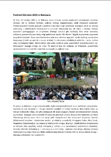 Festiwal Zdrowia 2015 w Bukowcu [Dokument elektroniczny]