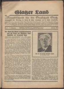 Glatzer Land, 1929, nr 2