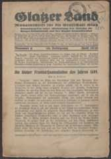Glatzer Land, 1930, nr 6