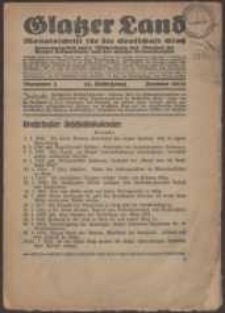 Glatzer Land, 1931, nr 1