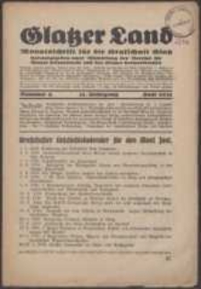 Glatzer Land, 1931, nr 6