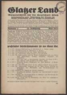 Glatzer Land, 1932, nr 5